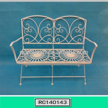 Newly Design Iron Garden Bench Chair Outdoor Living