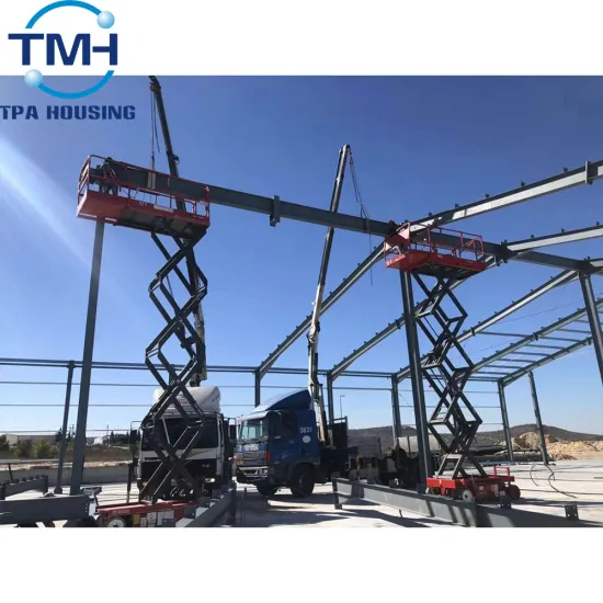 Ready made light steel frame prefabricated warehouse shed