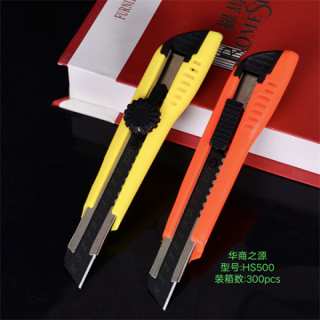 Promotion knife with skidproof rubber grip handle