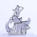 Venta al por mayor Crystal Beautiful Dancer Girl Decoration