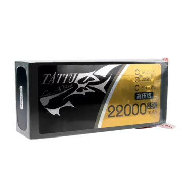 Tattu 6s 22,8 V Hochspannung Lipo -Batterie 22000mah 25000mah 32000mah