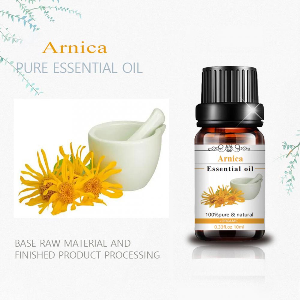 100% asili arnica kidonda misuli muhimu mafuta arnica dondoo mafuta