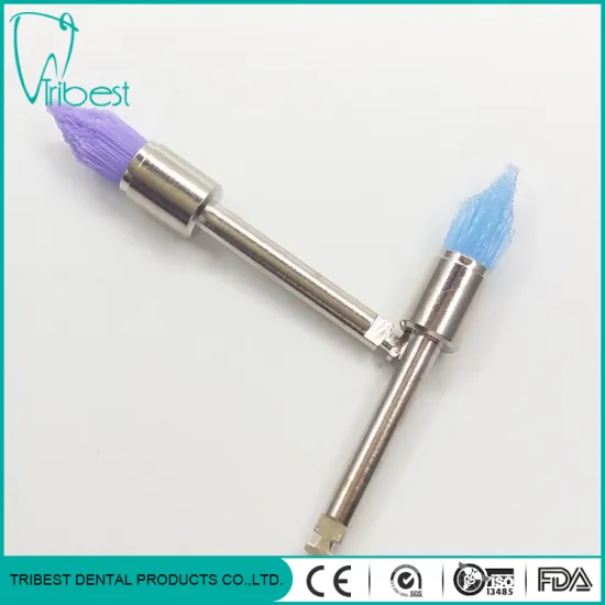 Colorful Dental Prophy Brush And Dental Polish Brush