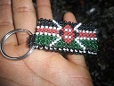 beaded keychain