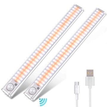 60 LED USB Rechargeable Wireless Motion Sensor Kitchen Night Lights