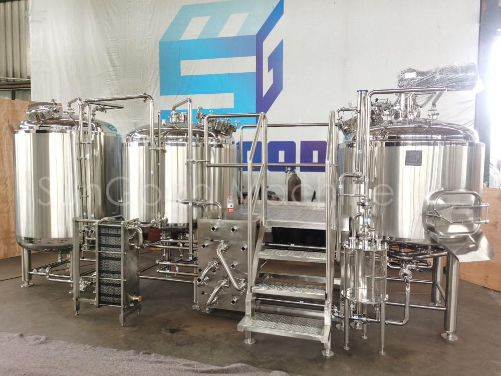 Equipamento de fabricação de 7BBL Equipamento de micro cervejaria