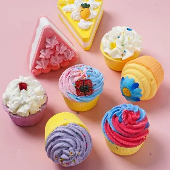 Cute Vegan Cupcake Bath Bombs Wholesale