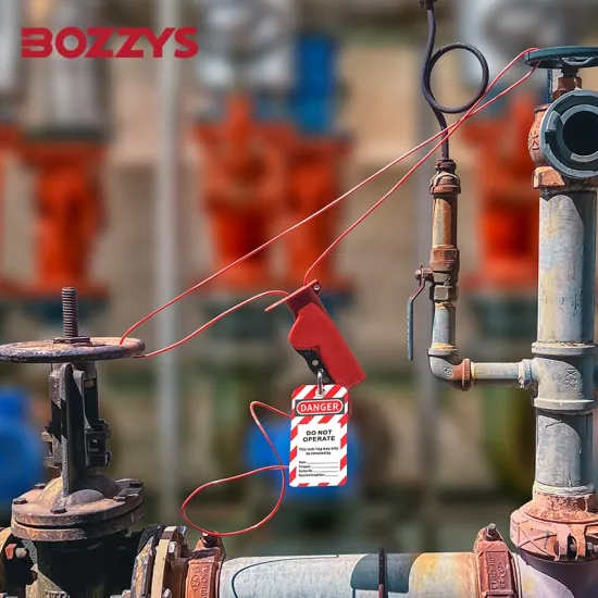 Adjustable Industrial Cable Lockout for Unique Equipment - BOZZYS 2.5M Length