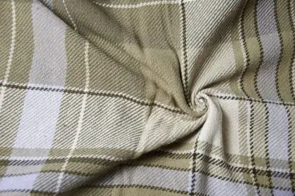 Home Textiles Cotton Color Grating Twill Bed Blanket
