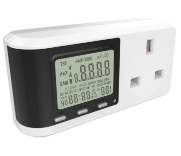 Multi-Functional Energy Saving Power Meter Socket for Home Appliances