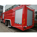 HOWO 16 Ton Dry Powder Fire Caminhões