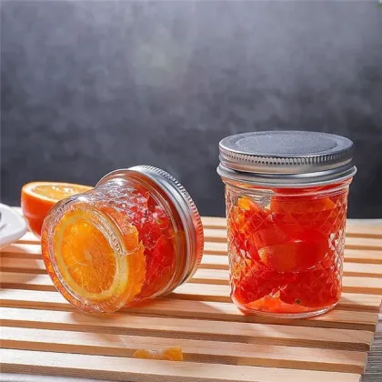 Fashion Spice Coffee Tea Sugar Canister Glass Bottle Rice Storage Container