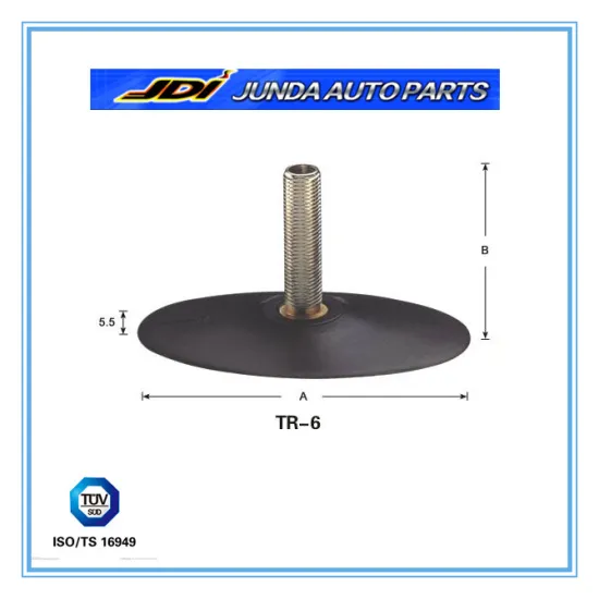 Tube type for motorcycle scooter & industrial valves TR-6