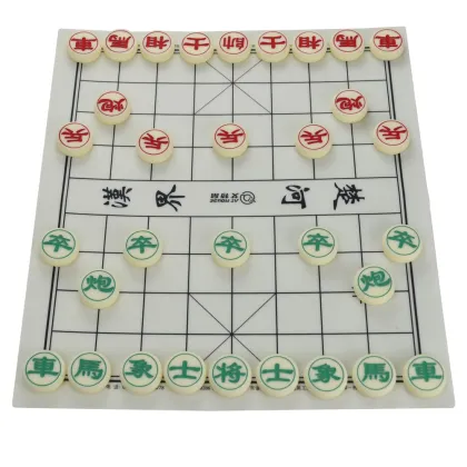 Eco-friendly Silicon Chinese Chess Set with Silicon Chessboard