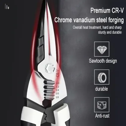 Gray and black industrial scissors