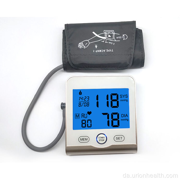 Automatisk læge OEM LCD blodtryksmonitor