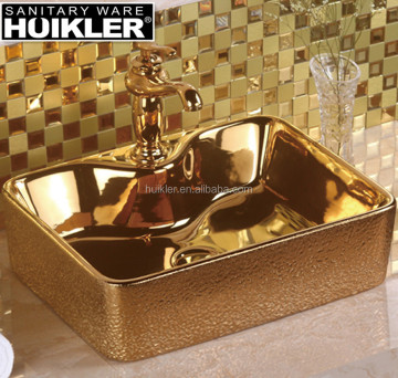 Golden Electroplated Luxury Wash Basin