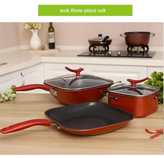 Rectangular Stainless Steel Fry Pan Set