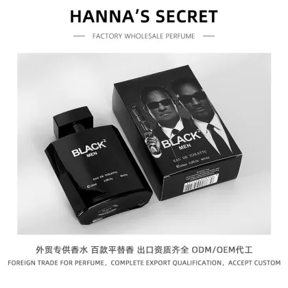 Wholesale Men's Natural Eau de Toilette - 100ml Long-Lasting Black Bottle Perfume