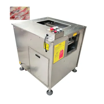 Oblique Fillet Fish Cutting Machine - Fresh Fish Meat Slicer Machine