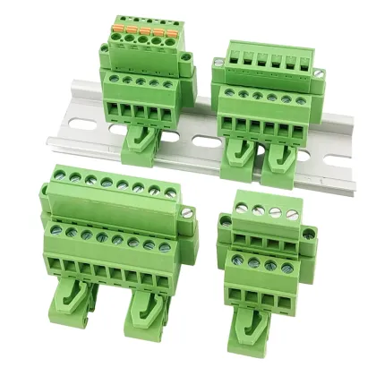 Rail Type Terminal Block XK2EDGUVKM+KM KDM KAM KBM-5.08mm Rail Terminal Block Pluggable Type Male and Female Connector
