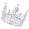 Fashion Full Round Pearl Pageant Crowns