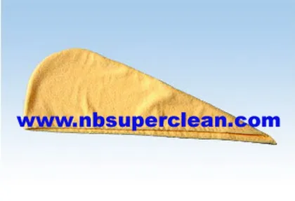 Microfiber hair dry bath shower cap, microfiber hair cloth