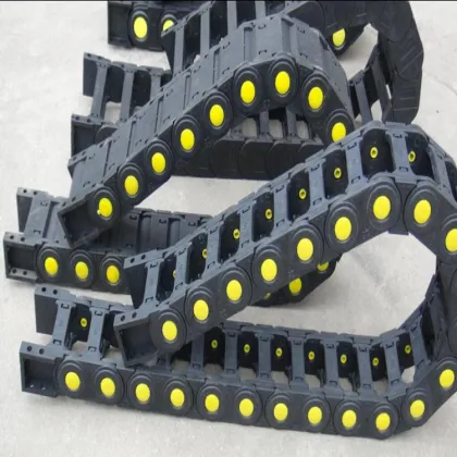single row minitype engineering plastic cable drag chain