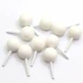 100pcs Cute Lollipop Polymer Clay Simulation Candy Cute Colorful Hot Selling for Birthday Cake Party Wall Desk Decoration DIY