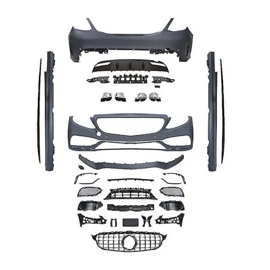 W205 C-Class C63 C200 2008-2015 Grill and Bumpers Body Kit