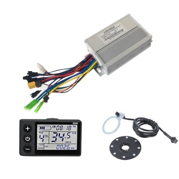 New Arrival: 350W 36V 17A FOC Sine Wave Controller Kit with S886 Display and PAS