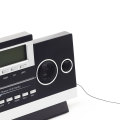 Rádio despertador com display LCD