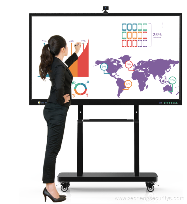 75 Inch Touch Screen Interactive Whiteboard