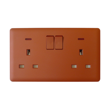 13A Double Switched Socket