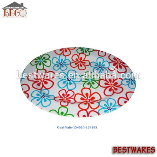 Plastic dinner plate set