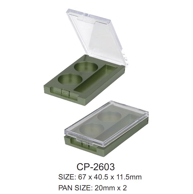 PCR-ABS กล่องอายแชโดว์สี่เหลี่ยมเปล่า