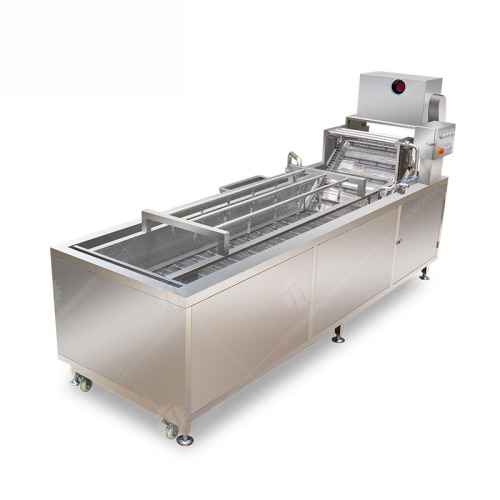 Grande máquina de lavar industrial de frutas e vegetais