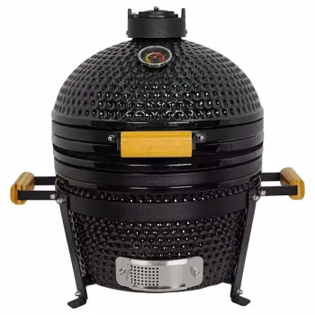 16 Inch Portable BBQ Table Smoker Cermic Kamado Grill for Courtyard and Camping