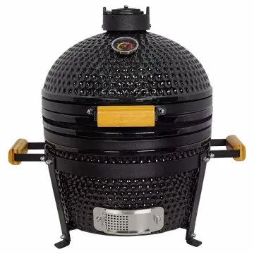 16 Inch Portable BBQ Table Smoker Cermic Kamado Grill for Courtyard and Camping