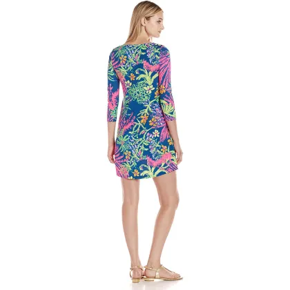 Chinese Clothing Manufacturers Women Casual One Piece Floral Beach Dress for Girls