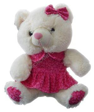 plush bear girl