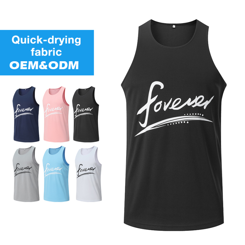 Men Sleeveless Workout Tank Top for Gym Training