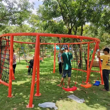 China Factory Cheap Patio Swings, Seesaw Playground Kids Slides and Swings