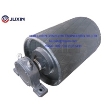 Conveyor head drum tail bend pulley