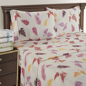 Colorful Organic Cotton Sateen Printed Sheet