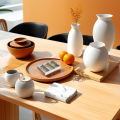 Moderne minimalistische ovale Betonschmuckschale