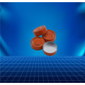 orange aluminium cap for contact lens