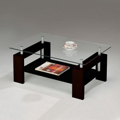 Modern Multiple Function Rectangle Shape Glass Dining Table