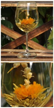 Speciality 100% Natural Flower Tea, Hand-Made Beauty Tea, Blooming Oriental Beauty 8906