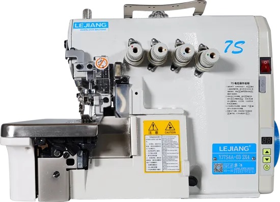High speed direct drive integrated overlock sewing machine